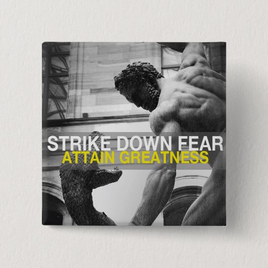 言葉やる気を起こさせる 缶バッジ (正面)