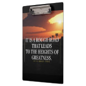 言葉やる気を起こさせる – 険しい道が偉大に クリップボード (左)