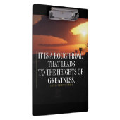 言葉やる気を起こさせる – 険しい道が偉大に クリップボード (右)