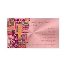 言葉やる気を起こさせる#1陽性、ピンクのクロムルック