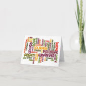 言葉やる気を起こさせる#1 カード (正面)