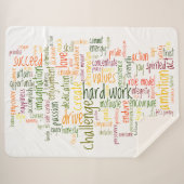 言葉やる気を起こさせる#2の前向き勇気付けられる シェルパブランケット (正面(横))