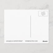 言葉やる気を起こさせる#2の前向き勇気付けられる ポストカード (裏面)