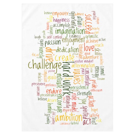 言葉やる気を起こさせる#2 テーブルクロス (正面)