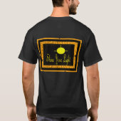 言葉よりも光話を大きくしなさいメンズティー Tシャツ (裏面)