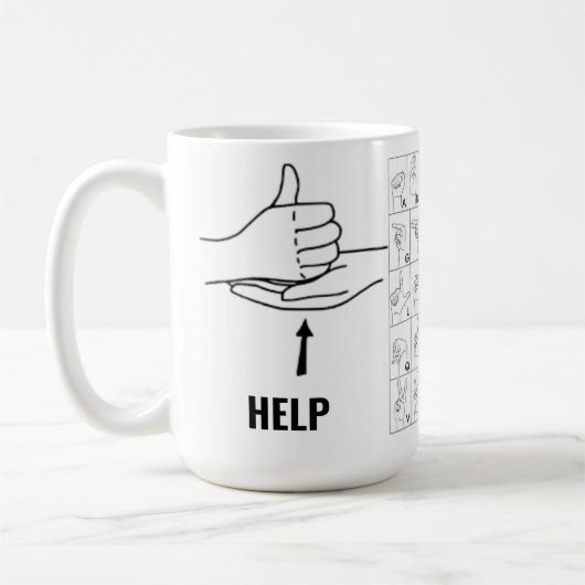 言葉を使う コーヒーマグカップ (左)