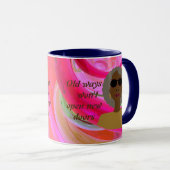 言葉を使って言う マグカップ (正面右)