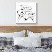 言葉を使わない声がある聞 キャンバスプリント (インサイチュ (寝室))