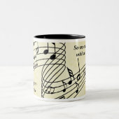 言葉を使わない音楽 ツートーンマグカップ (中央)