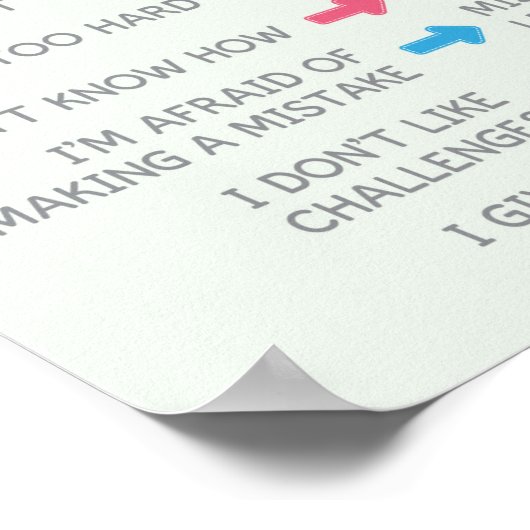 言葉を変えるマインドセット教室を変える ポスター (角)