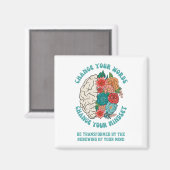 言葉を変える考え方を変えるクリスチャン マグネット (正面/裏面)