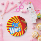 言葉を広める ペーパープレート (パーティー)