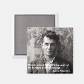 言葉を発することは印象的に似ている… マグネット (正面/裏面)