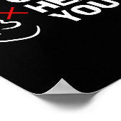 言葉を聞き耳が聞こえない ポスター (角)