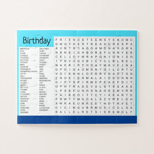 言葉を見つける ジグソーパズル (横)