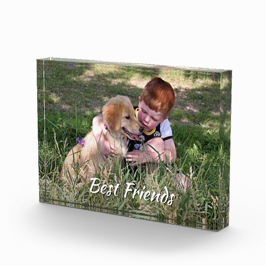 言葉カスタムをパーソナライズされた交えて撮れ フォトブロック (右)