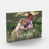 言葉カスタムをパーソナライズされた交えて撮れ フォトブロック (左)