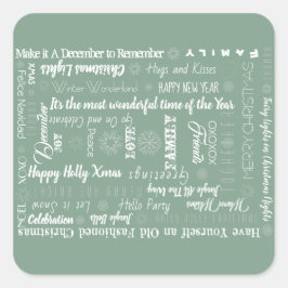 言葉パーソナライズされたの望み最高のと スクエアシール