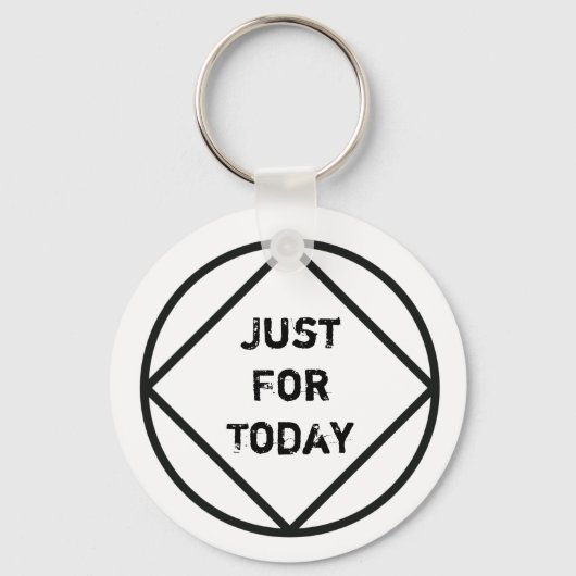 言葉パーソナライズされたカスタム回復キーチェーンNA キーホルダー (正面)