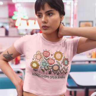 言葉事物優しさ引用文とボホフローラ Tシャツ