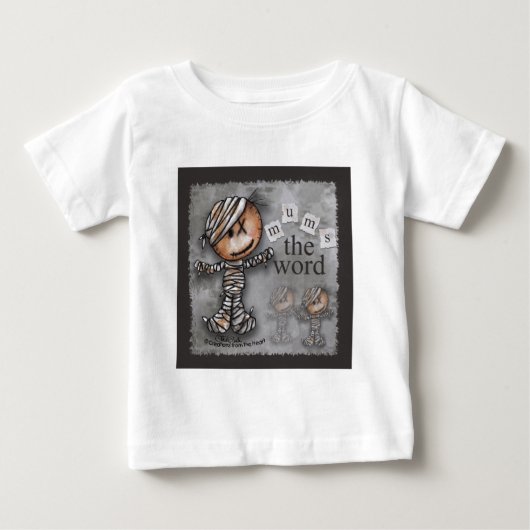 言葉初期のをミイミイム言う ベビーTシャツ (正面)