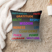 言葉前向き クッション (ブランケット)