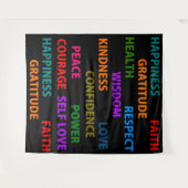 言葉前向き タペストリー (正面(横))