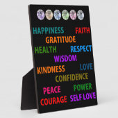 言葉前向き フォトプラーク (側面)