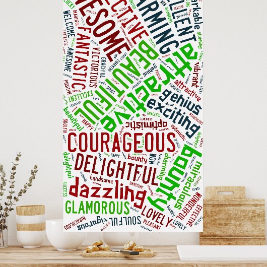 言葉前向き ポスター (キッチン)