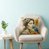 言葉感動的とヴィンテージの女パーソナライズされた性 クッション (椅子)