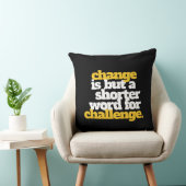 言葉感動的の変化と挑戦 クッション (椅子)