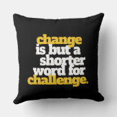 言葉感動的の変化と挑戦 クッション (裏面)