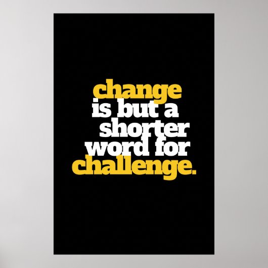言葉感動的の変化と挑戦 ポスター (正面)
