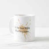 言葉感動的美的パーソナルデザイン。 コーヒーマグカップ (正面左)