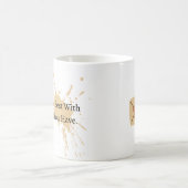 言葉感動的美的パーソナルデザイン。 コーヒーマグカップ (中央)