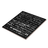 言葉感動的 タイル (側面)