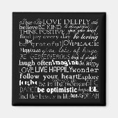 言葉感動的 マグネット (正面)