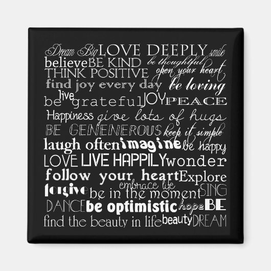 言葉感動的 マグネット (正面)