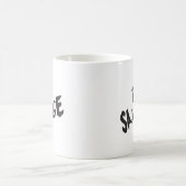 言葉感動的- Be Savage - Gym やる気を起こさせる コーヒーマグカップ (中央)