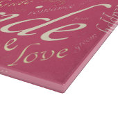 言葉結婚雲 カッティングボード (角)