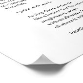 言葉絵を描作詩のポスターの壁の芸術 ポスター (角)