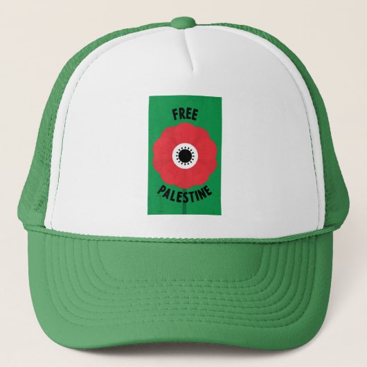 言葉話のないパレスチナ キャップ (正面)