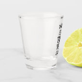 言葉通おもしろいりに飲む ショットグラス (左)