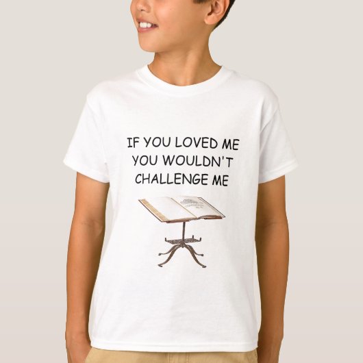 言葉遊びの冗談 Tシャツ (正面)