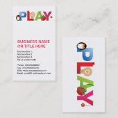 言葉遊び 名刺 (正面/裏面)