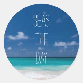 言葉遊ビーチ ラウンドシール