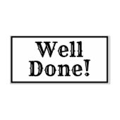 言葉遣いはよく出来たと言う。先生の宿題をマーク ラバースタンプ (インプリント)