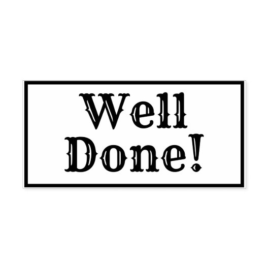 言葉遣いはよく出来たと言う。先生の宿題をマーク ラバースタンプ (インプリント)