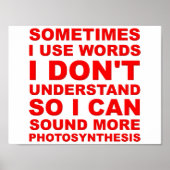 言葉頭が切れるのポおもしろいスター ポスター (正面)