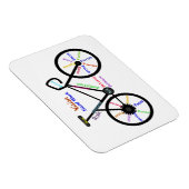 言葉、やる気を起こさせるサイクリング、サイクリング、バイクウォンズ マグネット (右側)